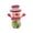 Round bottle Snowman, variant on Christmas Candy Treat Jar Santa for Doll Chocolate Container
