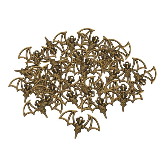 Tachiuwa 30Pcs Animal Pendants with Hole Beads Charms Zinc Alloy, Stylish Crafts Metal Charms for Jewelry Making Keychain Necklaces Gifts antique cyan