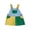 Blue Yellow Green 1, variant on Toddler Baby Boy Girl Patchwork Overalls Shorts Kids Contrast Color Sleeveless Romper Jumpsuit with Adjustble Shoulder Strap Pockets 90s Clothes