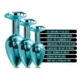 thumbnail image 4 of Nixie Plug Anal en Aluminium Orné de Bijoux en Métal, Bleu, 4 of 4