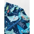 thumbnail image 2 of Maillot de Bain Motif "Grand Requin" pour Tout-Petits, Maillot de Bain Extensible à Manches Courtes, Maillot de Bain pour Bébé Garçon pour Vacances à la Plage, 2 of 5