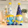 thumbnail image 2 of Hanukkah Gnomes Ornaments Plush 2Pcs /Set Hanukkah Decoration Mr & Mrs Gnomes Plush12L4481, 2 of 6