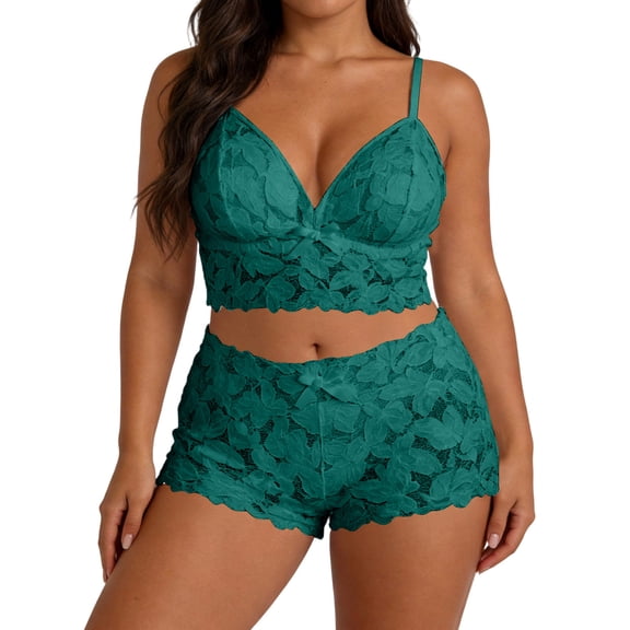 WRKEKC Pajama Sets for Women 2 Piece V Neck Relaxed Fit Top and Drawstring Shorts Loungewear Pajamas Sleep Set