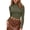 Army Green, variant on Mock Turtleneck for Women Long Sleeve Fitted Shirts Tight Tops Tees