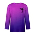 thumbnail image 2 of WEAIXIMIUNG Chemise Homme Manches 3/4 pour la Saint-Valentin, T-Shirts Décontractés Manches Trois-Quarts, Col Rond Confortable, Couleur Unie, 2 of 4