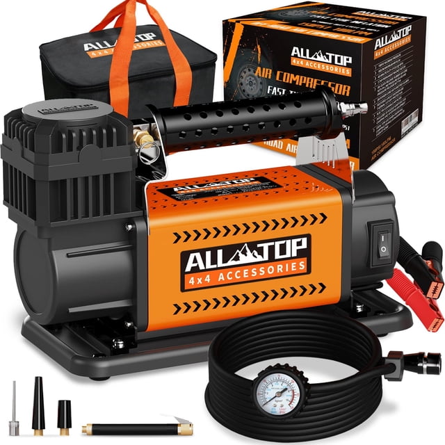 Compresor de aire ALL-TOP, inflador portátil de 12 V, 7,06 CFM, 150 PSI