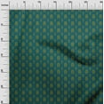 thumbnail image 2 of oneOone Cotton Poplin Fabric Leaves & Floral Block Printed Craft Fabric BTY 42 Inch Wide, 2 of 4