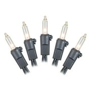 Vickerman 100 Clear Mini Light on Black Wire, 33' Christmas Light Strand