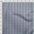 thumbnail image 2 of oneOone Cotton Silk Fabric Madras Check Printed Fabric 1 Yard 42 Inch Wide, 2 of 3