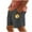 Black, variant on Mens Shorts Shorts Men Printed Design Shorts for Men Casual Fabric Tropical Pattern Vacation Wear With Pockets M