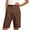 *Coffee, variant on Women's High Waisted Bermuda Shorts,Tailored Knee Length Workwear Shorts Red,Women's Plus L