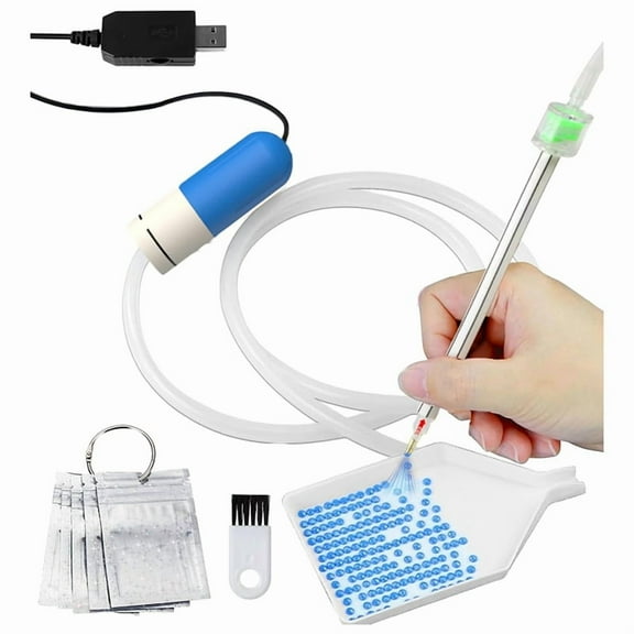 Diamond Art Painting Pen, Painter Vacuum Diamond Art Pen,Electric Diamond Art Painting Pen with Storage Tray,1 * Diamond Art Painting Pen set,As Shown