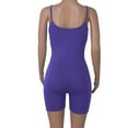 thumbnail image 6 of Clearance! Borniu Jumpsuits for Women, Round Neck Shoulder Sling Jumpsuit Solid Color Jumpsuit Shorts Tight Jumpsuit Overalls Women, Rompers for Women, Onesie for Women Clearance, 6 of 6