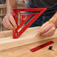 thumbnail image 4 of Rafter Square, Innovative Triangle Carpenter Square with Protractor, Level and Jig Block, Triangular Ruler Precision Layout Tool Carpenter Layout Measuring Ruler for Carpenters, 4 of 6