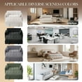 thumbnail image 3 of 53.15" Corduroy Convertible Sofa Bed with Adjustable Backrest, USB Port & Side Storage Pockets, Pull Out Couch for Small Spaces, Gray, 3 of 6