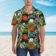 thumbnail image 2 of Haiem Balls Printed Hawaiian Shirt for Men - Men’s Casual Beach Summer Shirts - Stretch Fabric with Modern Fit-X-Large, 2 of 7