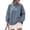 Blue, variant on Women’s Fleece Oversized Mock Neck Sweatshirts with Pockets, S