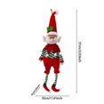 thumbnail image 2 of Adornos navideños de elfo de peluche de gran tamaño para niños y niñas, para el hogar o para el árbol de Navidad., 2 of 2