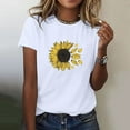 thumbnail image 4 of Blouses pour Femmes, Shorts pour Femmes, Blouse Imprimée à Manches Courtes Col Rond T-Shirt Drôle, Blouses pour Femmes Mode, Blouses à Manches Courtes pour Femmes, 4 of 5