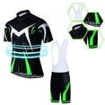 thumbnail image 2 of MNCEKFOD Men Short Sets Outfits Summer 2025 Stretchy Cycling Sports Suit Short Sleeve For Spring And Autumn Road Bike Riding Relax Fit Tracksuit Green XXXL, 2 of 2