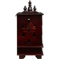 thumbnail image 6 of Homecrafts Handpainted Wooden Home Temple/ Home mandir/ god stand for home/ pooja stand/ home mandap/ pooja mandir with Doors and (Color-DRM3) (in Side LED Lights) Medium Size- 18x12x24 Inch, 6 of 8