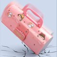 thumbnail image 3 of Multifunction Pencil Box With Double Password Lock, Large Capacity Plastic Stationery Case Combination Lock Pencil Box Organizer(girl Pink)(), 3 of 5
