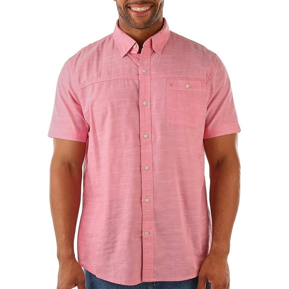 IZOD Saltwater Button Down Shirt, X-Large, Pink