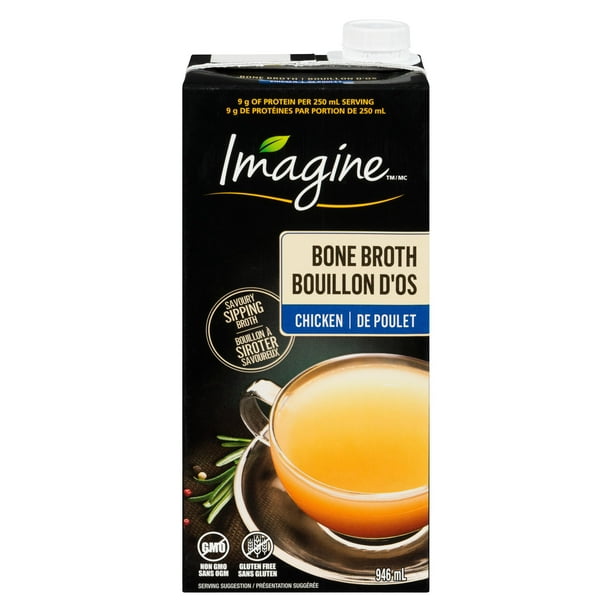 Imagine Chicken Bone Broth, 946ml Walmart.ca