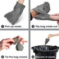 thumbnail image 5 of Bags on Board Dog Waste Bag Bone Dispenser in Black with 30 Refill Bags, 5 of 7