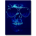 thumbnail image 3 of Skull with nose ring Glow in the Dark HD Hot Rock T-Shirt, 3 of 7