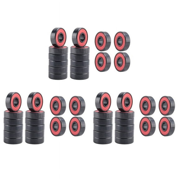 48 Pcs Ceramic Bearings High Speed Wear for Skate Skateboard Wheel