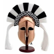 Medieval Wearable Greek Corinthian Helmet | 18GA Ancient Knight Corinthian Roman Spartan Helmet Replica | Hand Forged Helmet With Plume