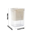 thumbnail image 3 of Greek Yogurt Maker Cheese Press Yogurt Strainer Filter Spring Press Timer for Dairy, Beige, 3 of 6