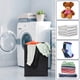 thumbnail image 5 of Cesta de almacenamiento de ropa con asa y tapa contenedor de almacenamiento de tela para dormitorio y baño, 5 of 5