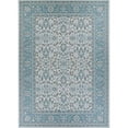 thumbnail image 5 of 5.25' x 7.5' Floral Indoor Outdoor Area Throw Rug - Blue and Gray, 5 of 5
