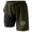 Z103-Dark Green, variant on Shorts Men Fashion Solid Color Quick-Dry Vacation Beach Shorts with Soft Mesh Lining Upf 50+ Sun Protection Swimwear Bathing Suits