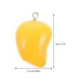 thumbnail image 3 of 10Pcs Small Mango Pendants Jewelry Making Fruits Charms 3D Mango Charms Earring DIY Charms, 3 of 8