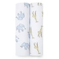 thumbnail image 1 of Aden + Anais™ Essentials 2-Pack Swaddles - Cotton Muslin - Safari, 1 of 5