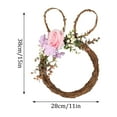 thumbnail image 2 of KUNPENG Easter Bunny Wreaths for Front Door with Eggs and Soft Blooms, Small Easter Wreath for Door and Mantel Decor, Easter Decorations for the Home Table Centerpiece, 2 of 5