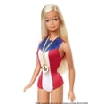 thumbnail image 6 of Barbie Signature 1975 Gold Medal Reproduction Barbie Doll with Red, White & Blue Leotard, 6 of 7
