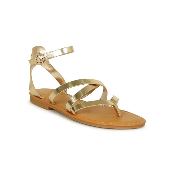 bamboo ankle strap flats