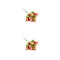 thumbnail image 1 of Yuarrent Flores artificiales ramo falso hogar jardín boda crisantemo al aire libre decorativo negocios boda rosa Rosa 2Conjunto, 1 of 6