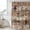 Brown Beige, variant on Vintage Country Shower Curtain, Waterproof Shower Curtains for Bathroom, Blue Rustic Texas Star Vines Wooden Grain Washable Fabric Bathtub Curtain Set Bath Decor with 12 Hooks Standard 72"x72"
