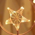 thumbnail image 3 of Blasgw LED Decorative Lamp Table Lamp Modeling Lamp Diy Rattan Star Night Light Pink, 3 of 4