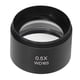 thumbnail image 2 of Pieza De Microscopio, Lente De Objetivo Auxiliar De Aleación De Aluminio 0.5X De Fácil Instalación Profesional Para Microespejo Estéreo De La Serie SM ANGGREK Lens, 2 of 8