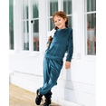 thumbnail image 2 of Millie Love Lily Girls' Teal Rib Velour Jogger Set, Big Girl, Size 10 (2-PCS), 2 of 5