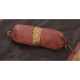 thumbnail image 6 of Nanshing Sibyl 7 Piece Luxury Floral Bedding Comforter Set, Red/Brown, California King, 6 of 6