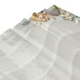 thumbnail image 3 of Starfish Shower Curtain, Seacoast with Sand with Colorful Various Seashells Tropics Aquatic Wildlife Theme Shower Curtain 72x72 in, 3 of 7
