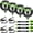 Green, variant on 4 Pack Car Tie Down Straps for Trailers - 2" x 96" - 9900LBS Break Strength - Tire Ratchet Straps with Heavy Duty Chain Anchors for Hauling UTV, SUV, Truck, Any Cars