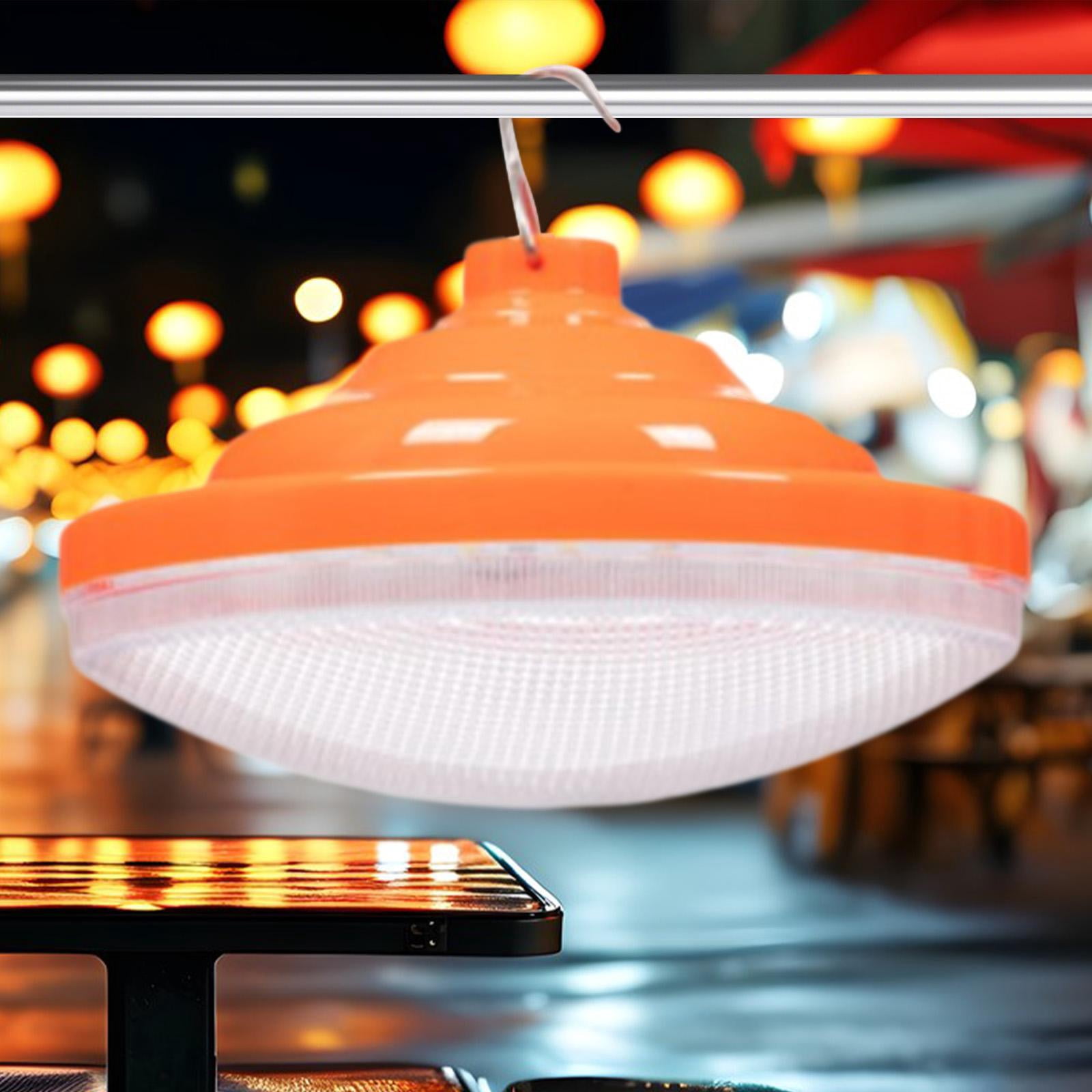 Wswqop Tent Lamp Emergency Lighting Modes Hanging Lightweight Camping Lamp for Camping Dia 160MM 200W